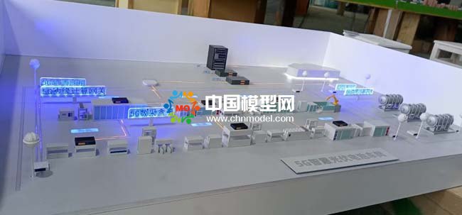 5G智慧光伏电池车间沙盘模型