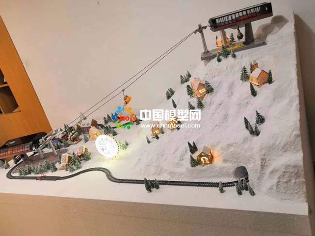 滑雪场沙盘模型