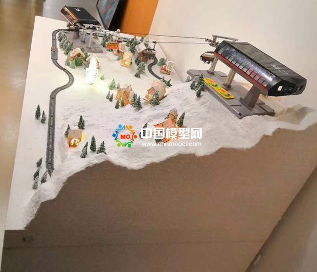 滑雪场沙盘模型