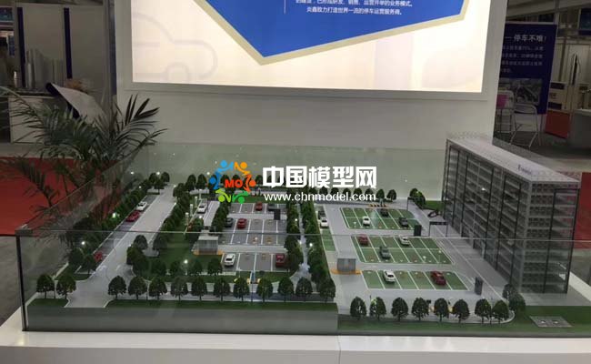 DDA无线网络技术智慧停车系统沙盘模型