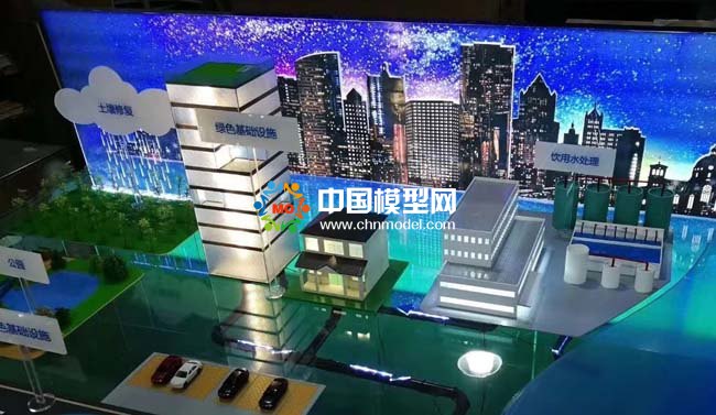 城市环境治理数字孪生沙盘模型