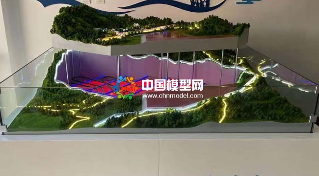 地下水封洞库沙盘模型