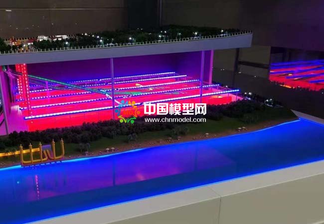 地下水封洞库沙盘模型