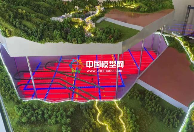 地下水封洞库沙盘模型