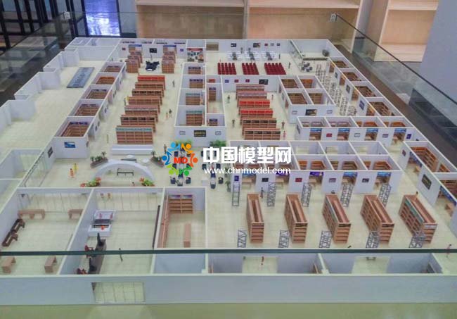 网贸馆沙盘模型