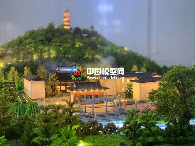 善琏的含山规划沙盘模型
