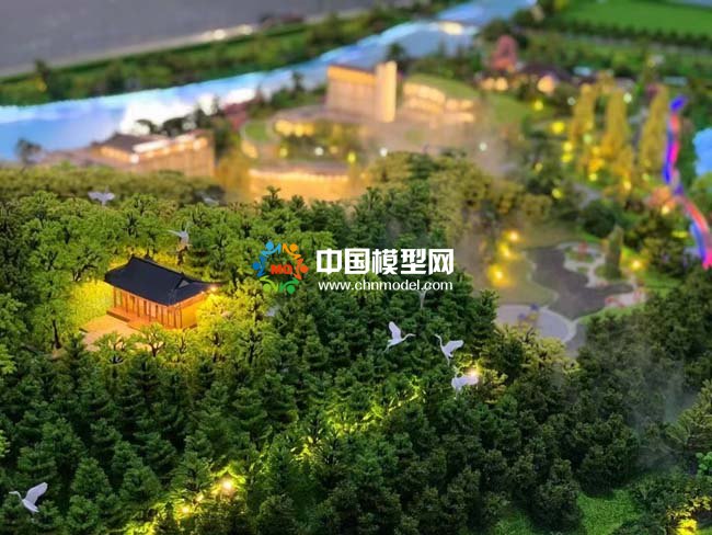 善琏的含山规划沙盘模型