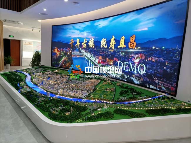 寿昌古镇沙盘模型