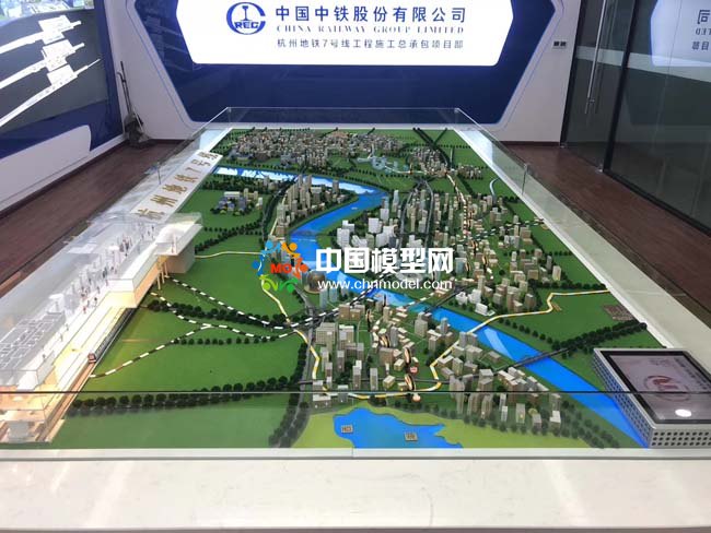 ​​​​​​​杭州地铁7号线沙盘模型