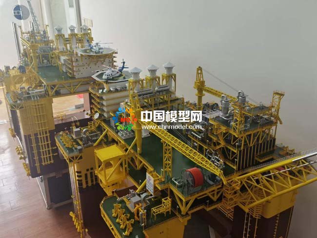 海上作业平台模型