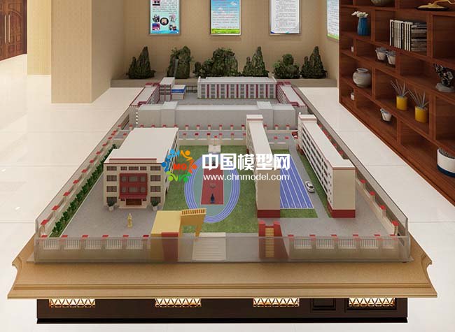 西藏学校沙盘模型