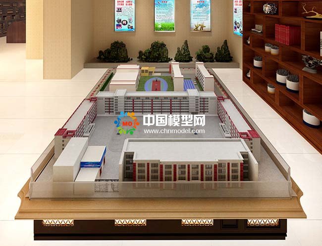 西藏学校沙盘模型