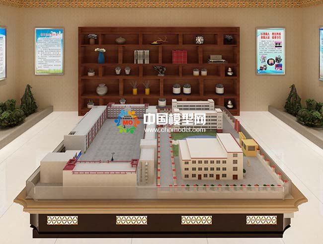 西藏学校沙盘模型