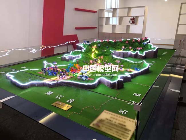 助力乡村展示成果沙盘模型