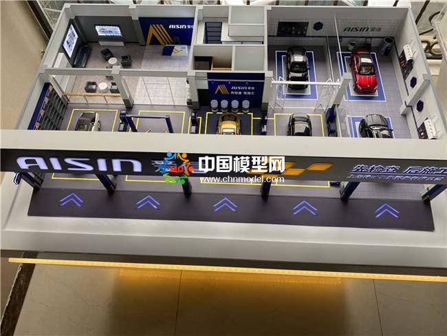 汽车服务养护中心沙盘模型