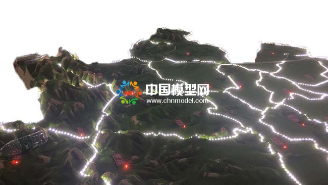 天然气管道沙盘模型