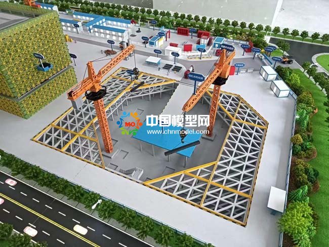 建筑工地视频监控系统沙盘模型