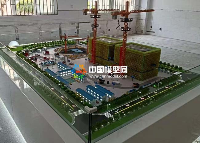 建筑工地视频监控系统沙盘模型