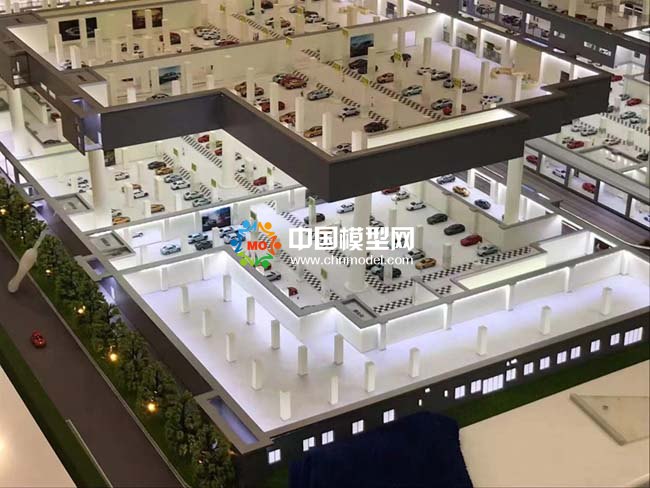 停车场升降模型沙盘