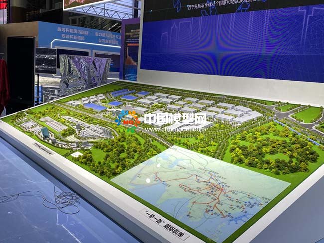 丝绸之路国际物流城沙盘模型