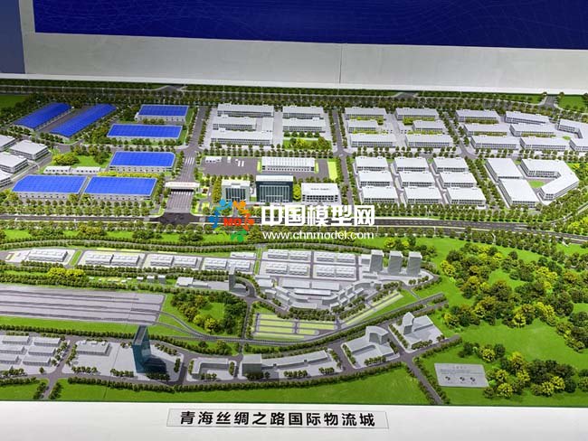丝绸之路国际物流城沙盘模型