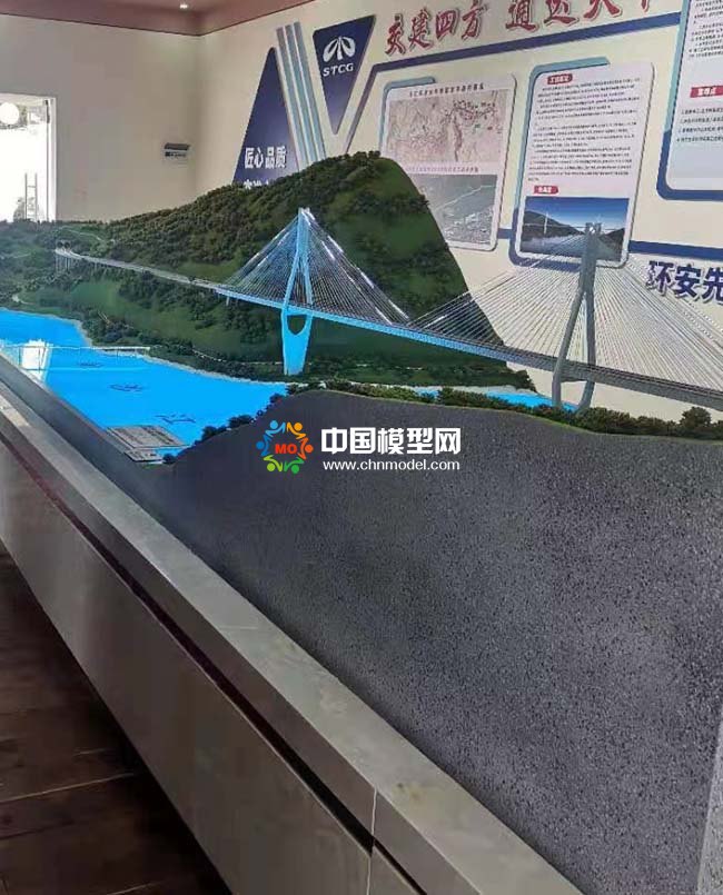 金沙江大桥沙盘模型
