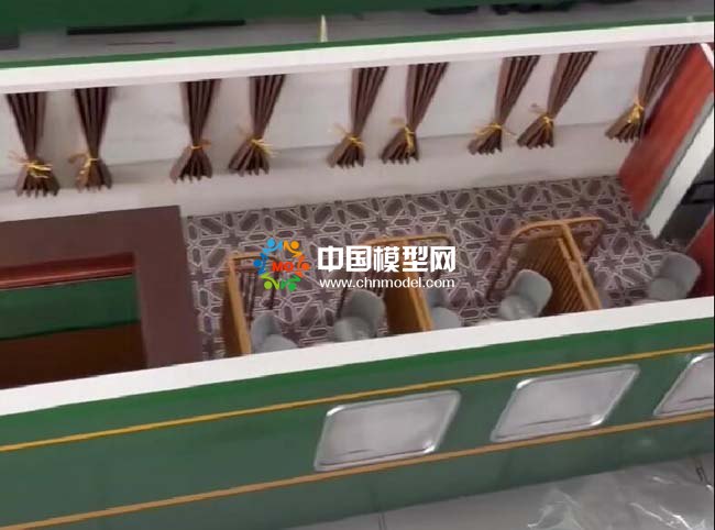 绿皮火车模型