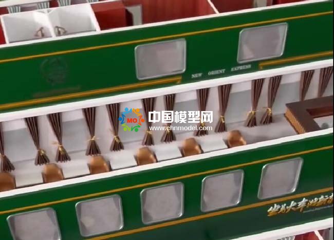 绿皮火车模型