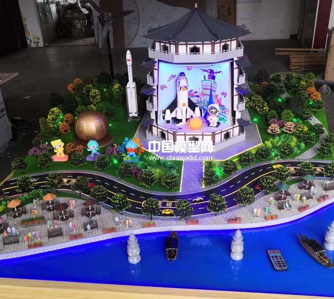 小学生科技作品展沙盘模型
