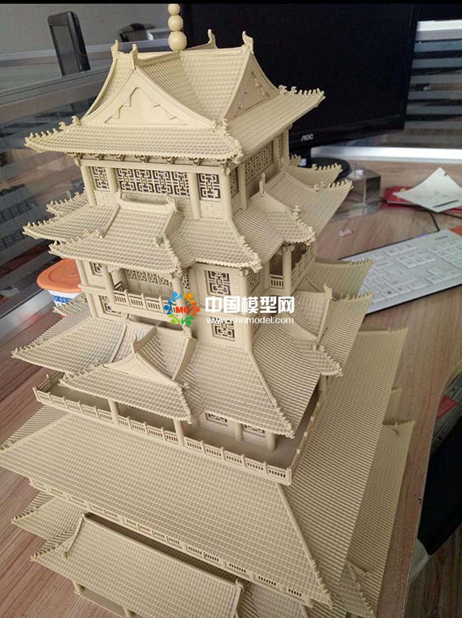 古代楼阁模型