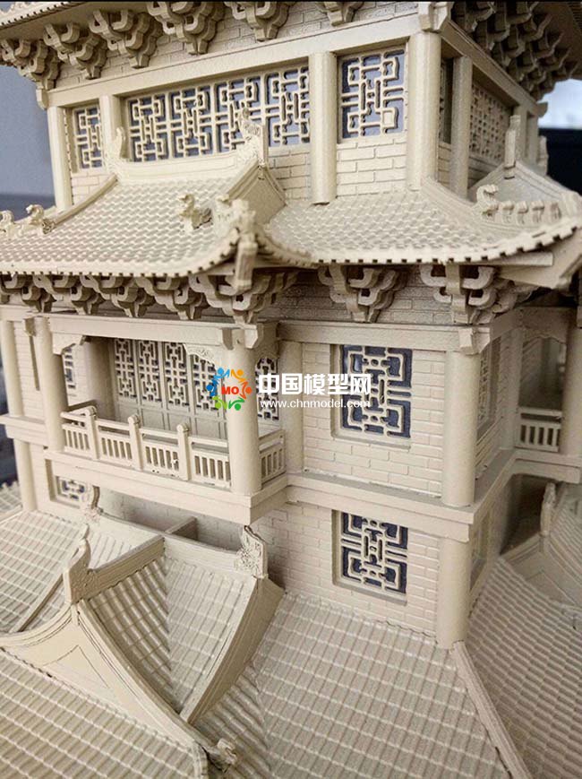 古代楼阁模型