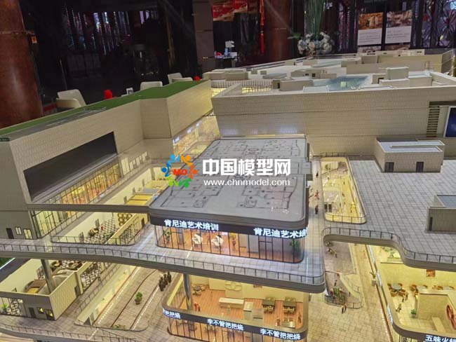 商场升降沙盘模型