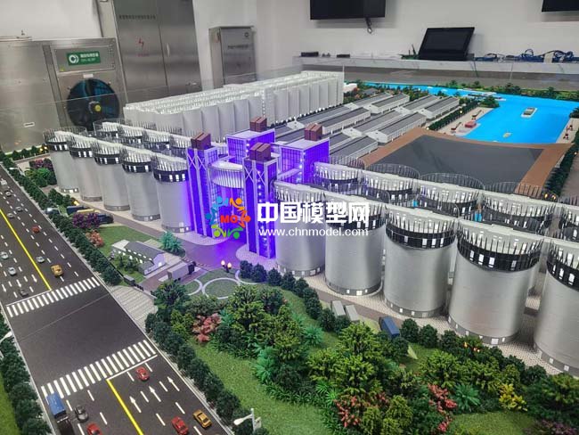 粮库粮仓沙盘模型