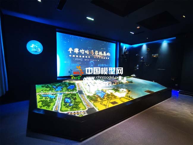 平潭竹屿湾影视基沙盘模型