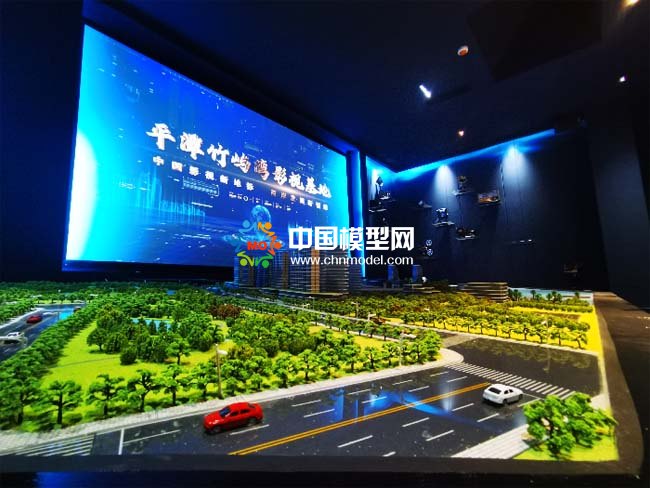 平潭竹屿湾影视基沙盘模型