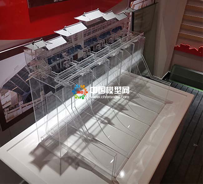 水库大坝沙盘模型