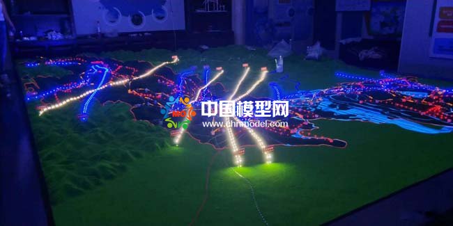 供电局电网现状展示沙盘模型