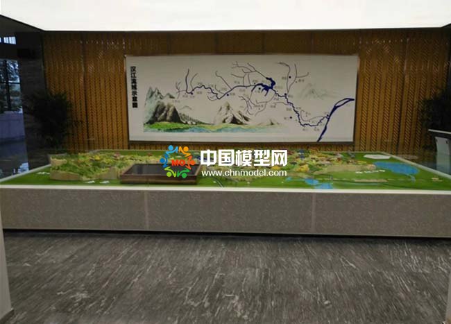 十堰郧阳区农业规划沙盘模型