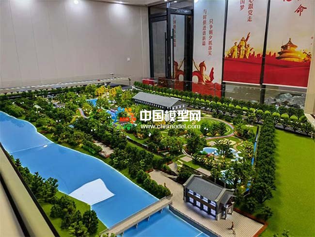 河道环境治理沙盘模型