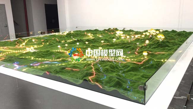 地质公园沙盘模型