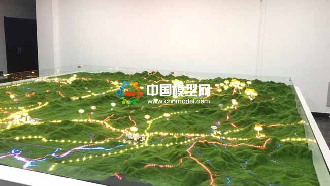 地质公园沙盘模型