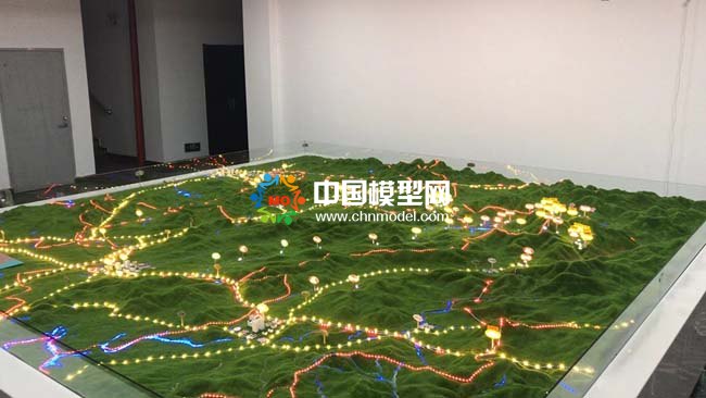 地质公园沙盘模型