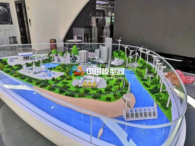 沙盘模型中水面的制作方法