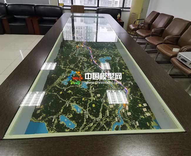 油气管道工程沙盘模型