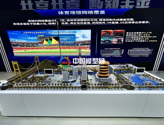体育场馆网络解决方案沙盘模型