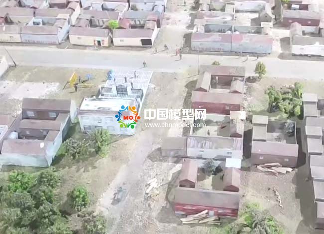 老村复原沙盘模型
