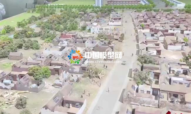 老村复原沙盘模型