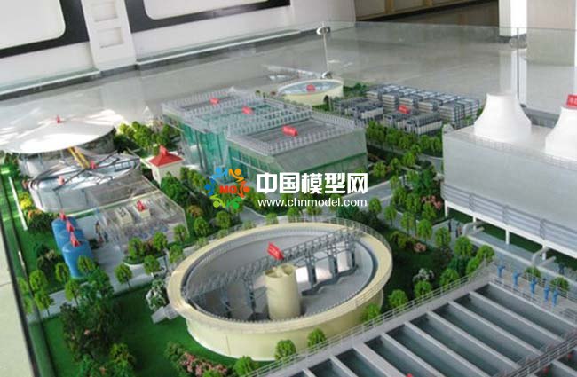 废水深度处理沙盘模型