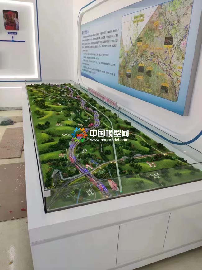 长深高速河惠段改扩建项目T5标沙盘模型