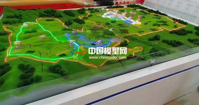村镇疫情防控沙盘模型